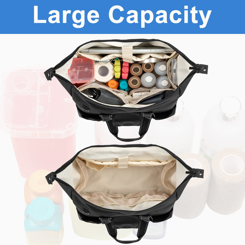 [Australia - AusPower] - Damero Protective Stethoscope Case with Divider, Nurse Bag for Work with Side Fasten Snaps 