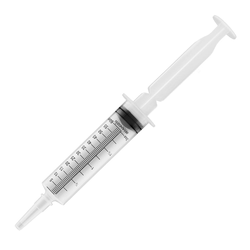 [Australia - AusPower] - 60ml Catheter Tip Syringe with Cover 5 Pieces by Brandzig – Sterile Disposable Medical Grade Syringe For Precise Medication Dispensing 