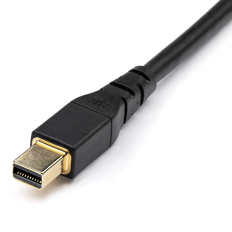 StarTech.com 6ft (2m) VESA Certified Mini DisplayPort to DisplayPort 1.4 Cable - 8K 60Hz HBR3 HDR - Super UHD mDP to DP 1.4 Cord - Slim (34 AWG) Ultra HD 4K 120Hz - Monitor/Video Cable (DP14MDPMM2MB) 6 ft