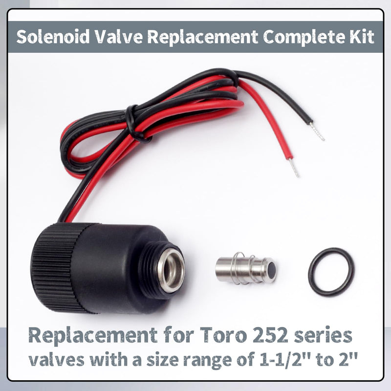35-3099 Solenoid Assembly DC Latching Replacement for Toro 252 Series Size 1-1/2" and 2" Valves Replace 89-1905