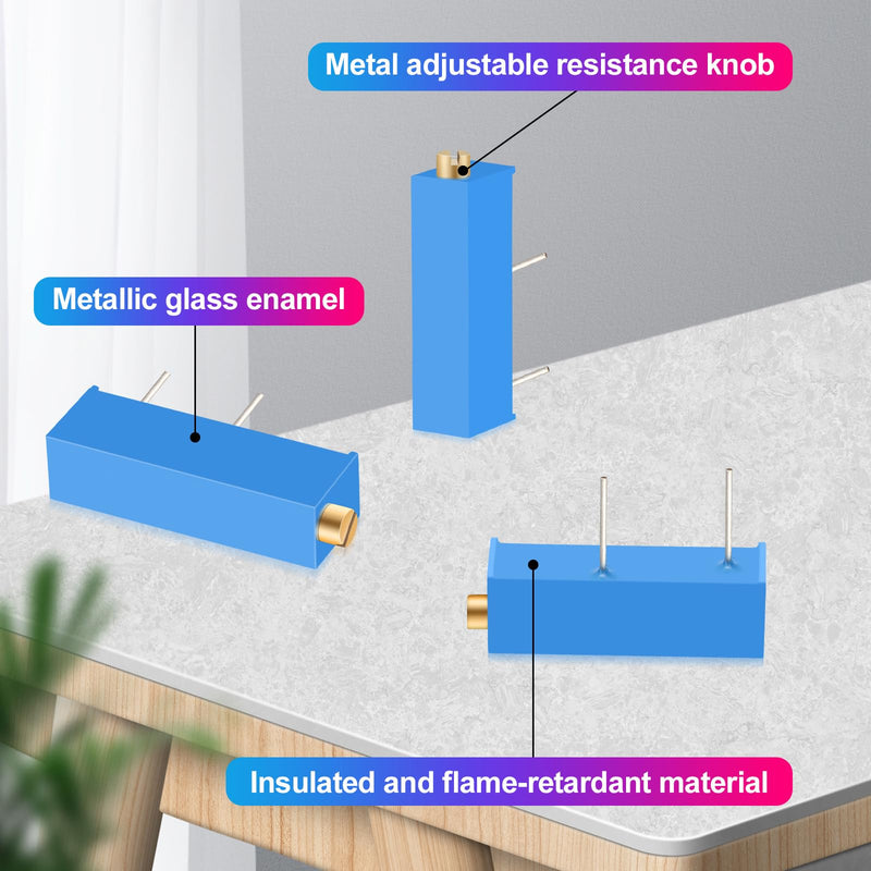 [Australia - AusPower] - IBVR 5K Variable Resistor Kit – 6 Pack, Durable & Adjustable, Ideal for Multiplexed Doorlock and Security Systems, Universal Compatibility for Custom Electrical Applications 