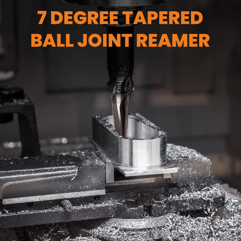 [Australia - AusPower] - maXpeedingros 7 Degree Tapered Ball Joint Reamer Tie Rod Reamer for 1-1/2" Per Foot 