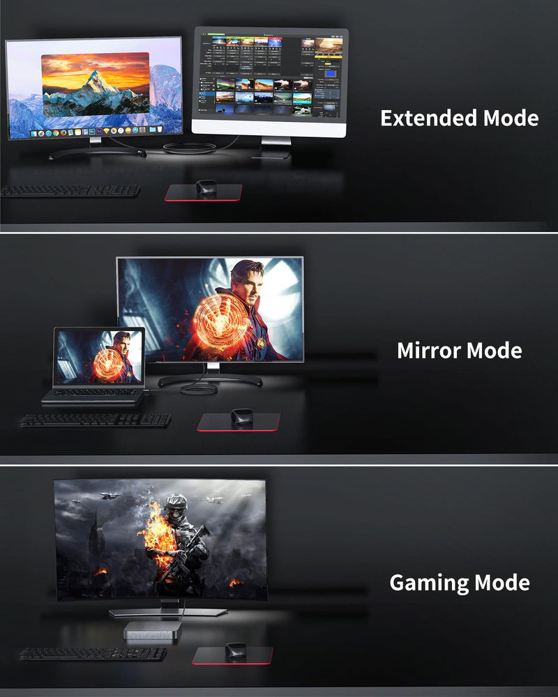 Silkland USB C to DisplayPort 1.4 Cable 15FT [8K@60Hz, 4K@144Hz 120Hz, 2K@240Hz], 5K Type C to DP 1.4 Cable, [32.4 Gbps, Thunderbolt 4/3 Compatible] for MacBook Pro 2022, M1 Mac mini, iPad Pro, XPS 15 Feet