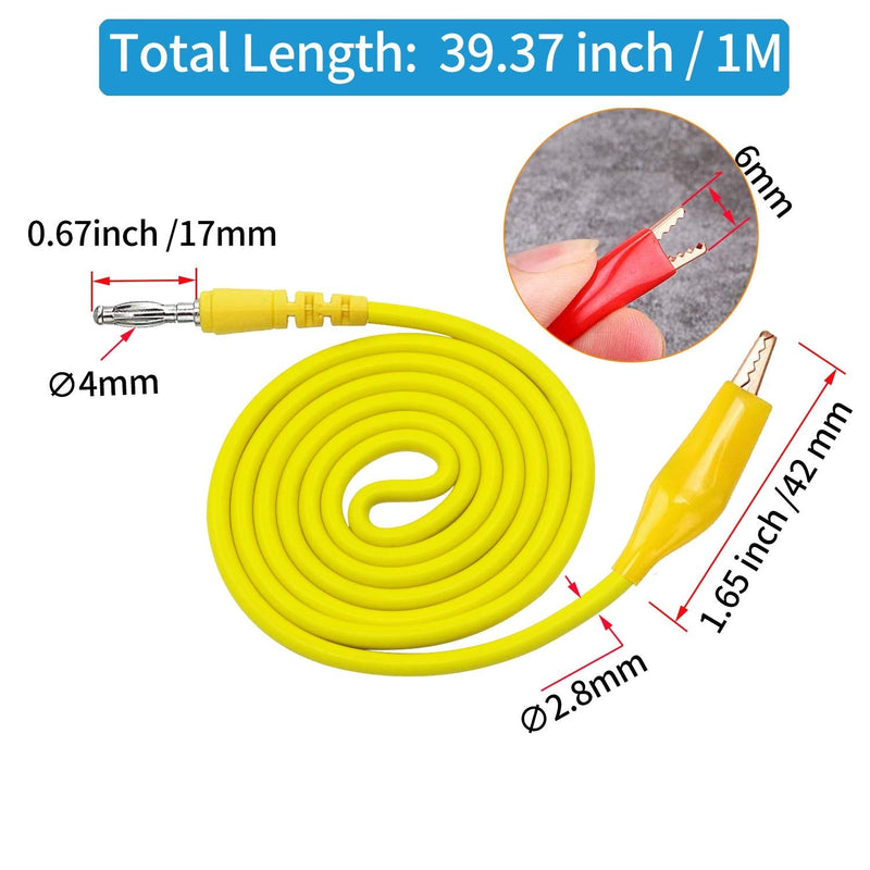 54-in-1 Multimeter Test Probe and Test Lead Kit for Electronic Specialties Automotive| Heavy Duty Puncture Probe Wire-Piercing Test Clips | Multi-Type Back Probe Set | Alligator Clips