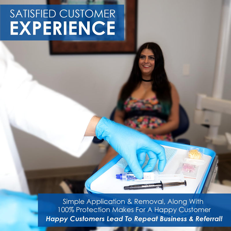 [Australia - AusPower] - Whiter Image Professional Dental Grade Gingival Barrier Syringe Kit - Easy Apply & Remove, Maximum Gum Protection for Teeth Whitening Procedures, Made in USA, Includes 4 Syringes & 8 Needles 