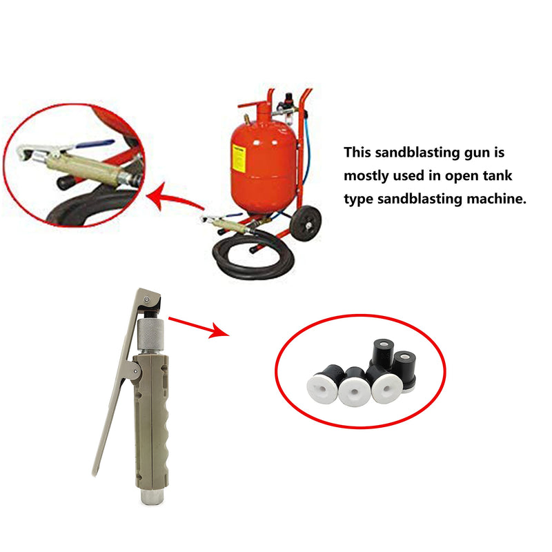 [Australia - AusPower] - Ceramic Rubber Blast Nozzles Tips Abrasive Sand Blaster Blasting for Sand Blasting Gun Cabinet (3MM) 