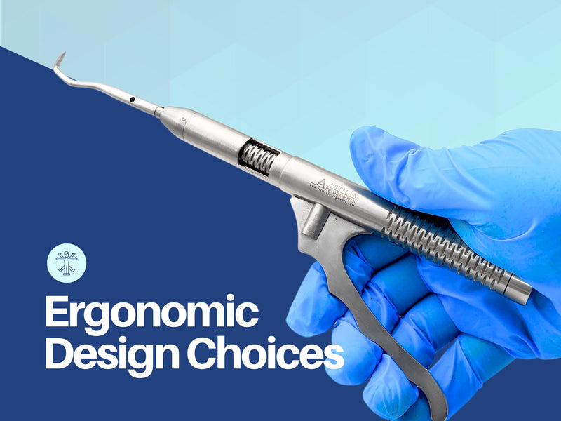 [Australia - AusPower] - Dental Automatic Crown Remover Bridge Remover with 10 Pieces/Spring Loaded Crown Remover with 8 Tips and Wrench by ARTMAN INSTRUMENTS 