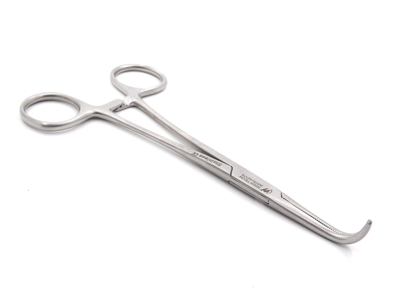 [Australia - AusPower] - STAINLESS STEEL RIGHT ANGLE MIXTER HEMOSTAT FORCEPS 6" FINE POINT (HTI BRAND) 