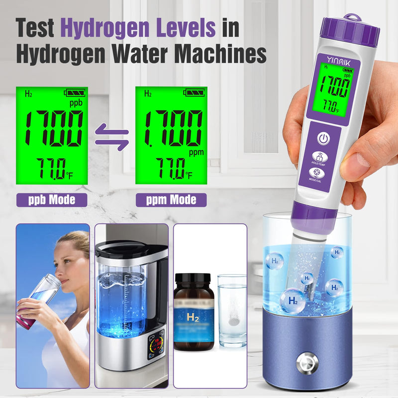 [Australia - AusPower] - YINMIK 6 in 1 pH Meter with pH Storage Solution 