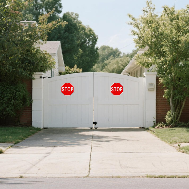Stop Sign, 18 x 18 Inches Street Road Reflective Warning Signs, Rust Free Aluminum Sign, UV Protected and 2 Pre-drilled Holes