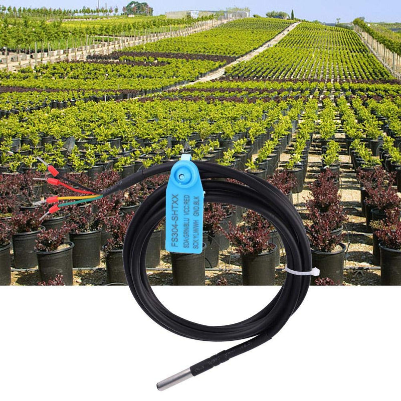 [Australia - AusPower] - Acogedor Soil Sensor, FS304-SHT3X Digital Temperature and Humidity Sensor Probe, IP67 and Resistant, I2C Output 