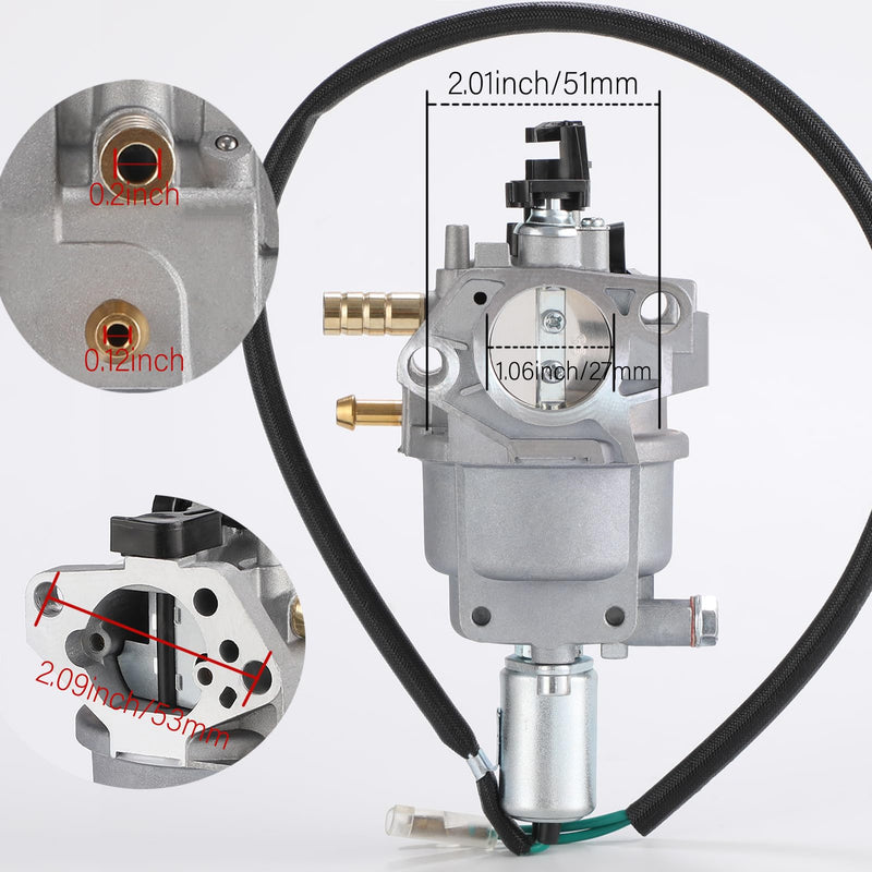 [Australia - AusPower] - P28-4-H 100155 Carburetor for Champion 9375/7500 Watt Dual Fuel Generator 100155 439CC 100296 71530 420CC 389cc 100165 model replace 47.131000.25 47.131000.28 