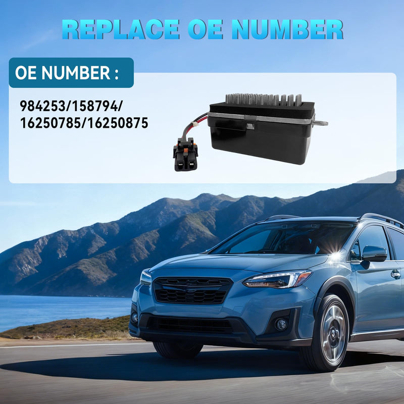 16250785 Front Auto Control HVAC Blower Motor Resistor Compatible with Cadillac Escalade, for GMC Yukon/Sierra 1500 2500 3500 R449019 1