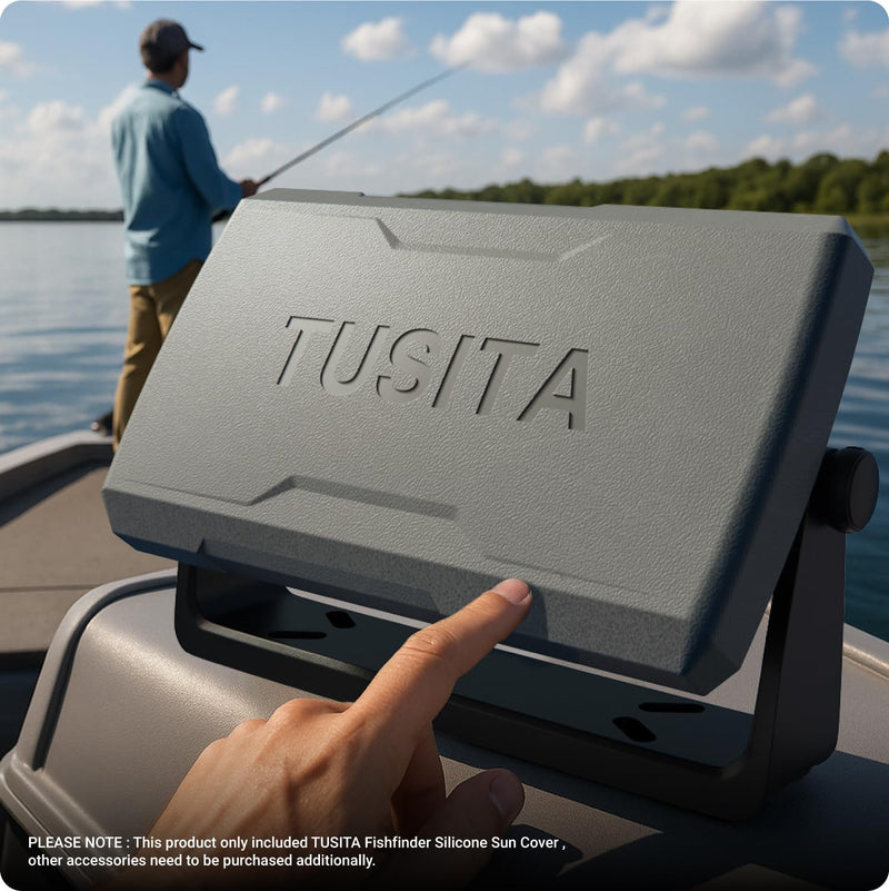 TUSITA 010-13132-00 Sun Cover Compatible with Garmin Striker Plus 9sv | Vivid 9sv Fishfinder