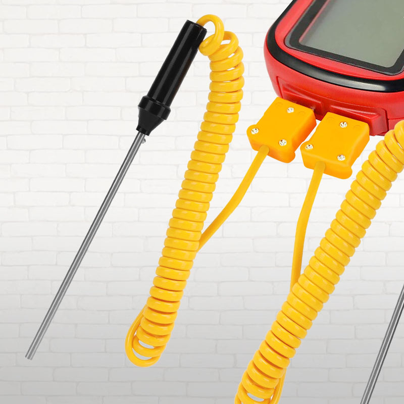 [Australia - AusPower] - 2PCS K Type Thermocouple Probe,Handheld Thermocouple Probe（-50~700℃） 