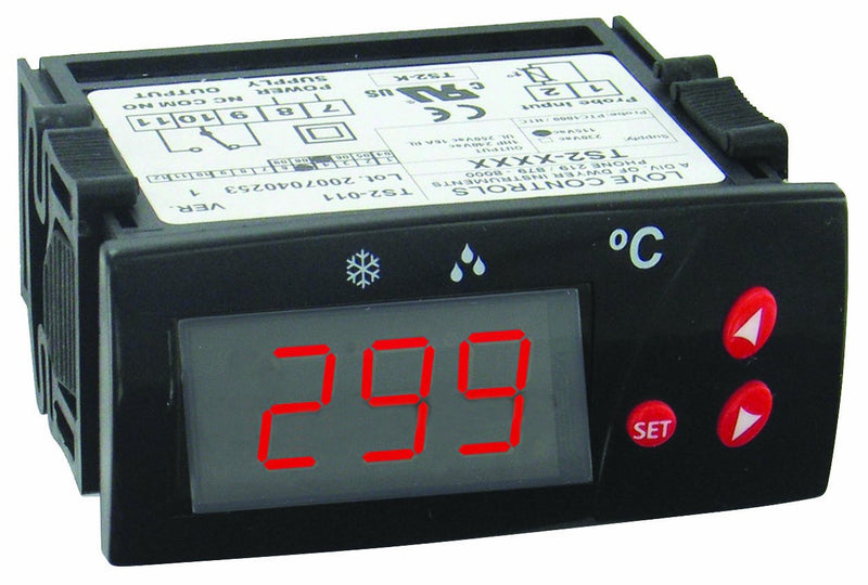 [Australia - AusPower] - Dwyer Love Series TS2 Digital Temperature Switch, Red Display, 110 VAC Supply Voltage, °F display 