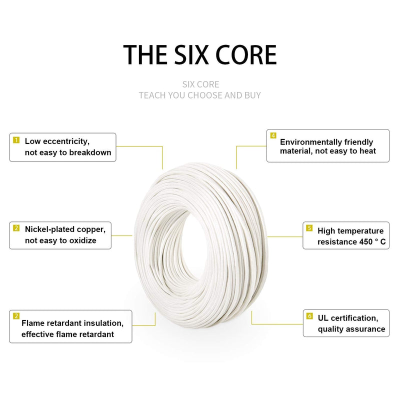 Bryne Mica High Temperature Wire -60~450 Degree C,Strands of Nickel Plated Copper Wire,Insulation by Mica and Fiberglass,Used in Harsh environments (AWG10 10Ft) AWG10 10Ft