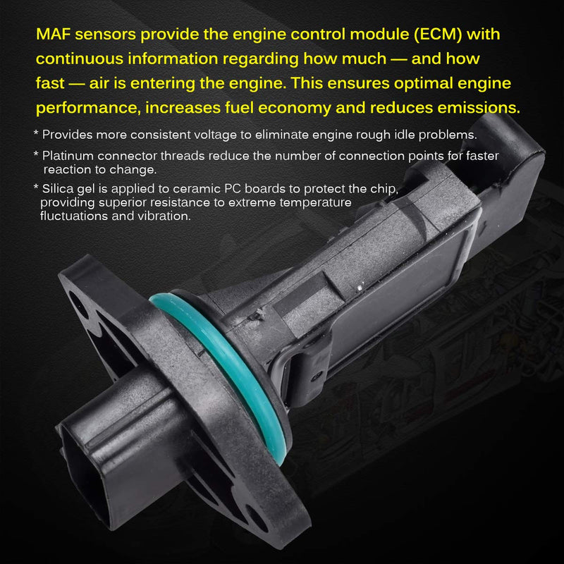 [Australia - AusPower] - FAERSI Mass Air Flow Sensor Meter MAF 22680-4M500 22680-6N201 Compatible with Nissan Infiniti G20 I30 Maxima Sentra, 2000-2002 G20 2.0L, 2000 2001 I30 Maxima 3.0L & Sentra 2.0L 