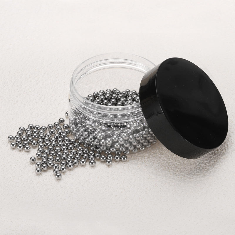 [Australia - AusPower] - Uxcell 500pcs 4mm Chrome Steel Precision Balls, Mini Solid Bearing Balls, G100 500 