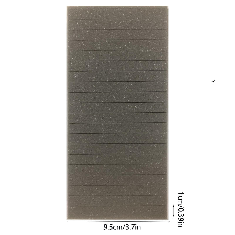 200 Pieces Adhesive Foam Strips for Hangers, Non-Slip Hanger Grips Self Sticking Foam, Anti-Slip Clothes Hanger Tape Strips, Peel-and-Stick Foam Hanger Protection Strips 200 Pieces