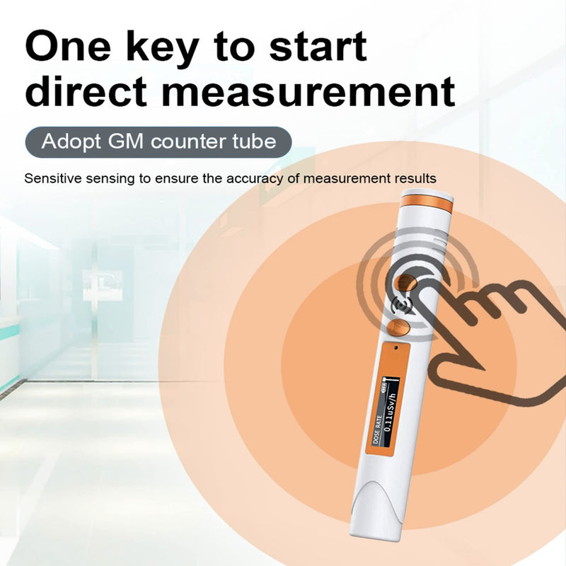 [Australia - AusPower] - Geiger Counter, Personal Radiation Detector Nuclear Dosimeter Emf Radiation Meter Nukalert Micro Beta Gamma X Ray Radiation Monitor GM Tube Device Meter for Home Thyrosafe Uranium Survival Gear 