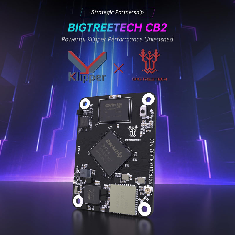 [Australia - AusPower] - BIGTREETECH CB2 Core Control Board 2GB LPDDR4+32GB eMMC Storage Upgrade on BTT CB1 Support DSI/CSI Port Run Klipper Compatible with Raspberry-Pi 3B/4B Manta M8P/M5P/M4P/E3EZ Pi4B PAD 7 3D Printer Part 