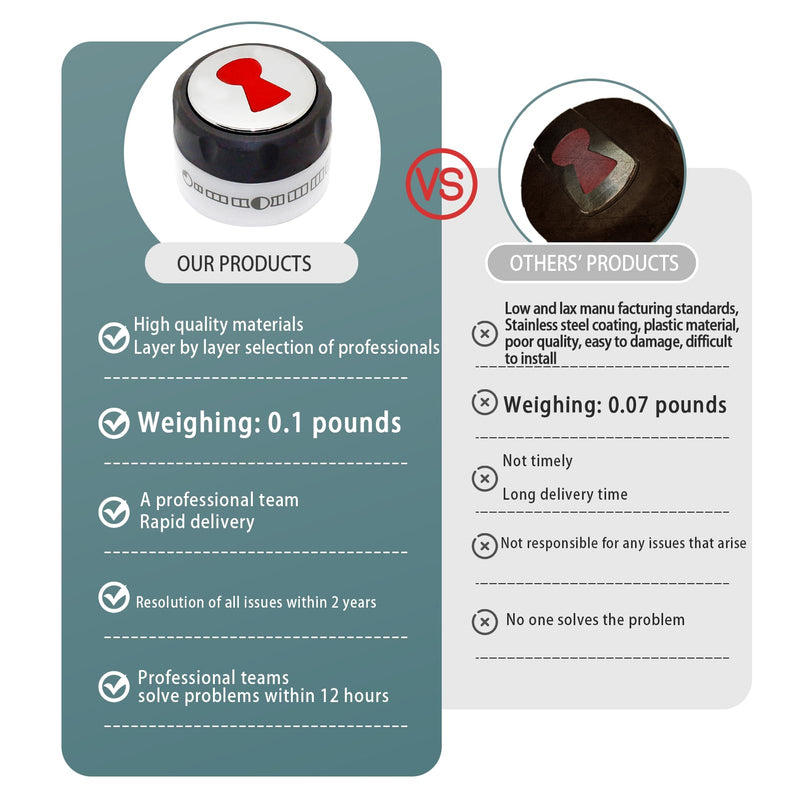 [Australia - AusPower] - Upgraded 70867 Control Knobs（OEM） Compatible with Weber Lighted Knob Summit Burner Knobs 2-3/8 Diameter Summit 400/600(2007-2011) for Summit S-670 E-670 E-470 S-470 2-Year QA 70867 Knobs 