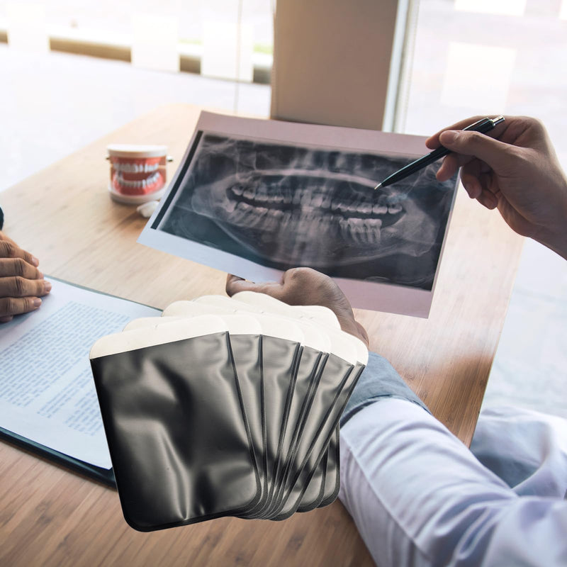 [Australia - AusPower] - Dental Digital Phosphor Plate Barrier 100pcs Barrier Envelopes for Dental X-Ray Phosphor Plate Imaging Sensor (Short Side Opening #4) Short Side Opening #4 