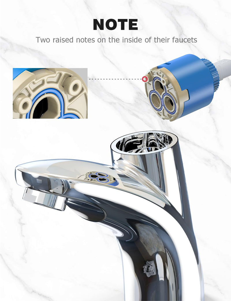 [Australia - AusPower] - Cartridge 35 mm for Blanco, Mellbree 121894 Replacement Cartridge Ceramic Not Original 35 mm Cartridge Compatible with Blanco Tap Mixer Taps Tap High Pressure Blue (1, Blue) 1 