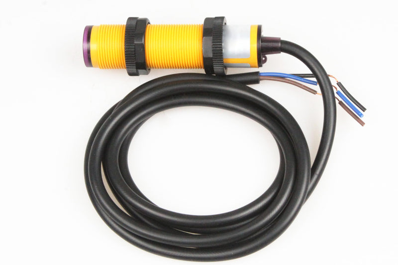 [Australia - AusPower] - NOYITO E3F-DS10C4 Proximity Switch Photoelectric Sensor 10cm Detection Distance Diffuse Reflection Infrared Sensor DC 6-36V 3-Wire NPN NO 
