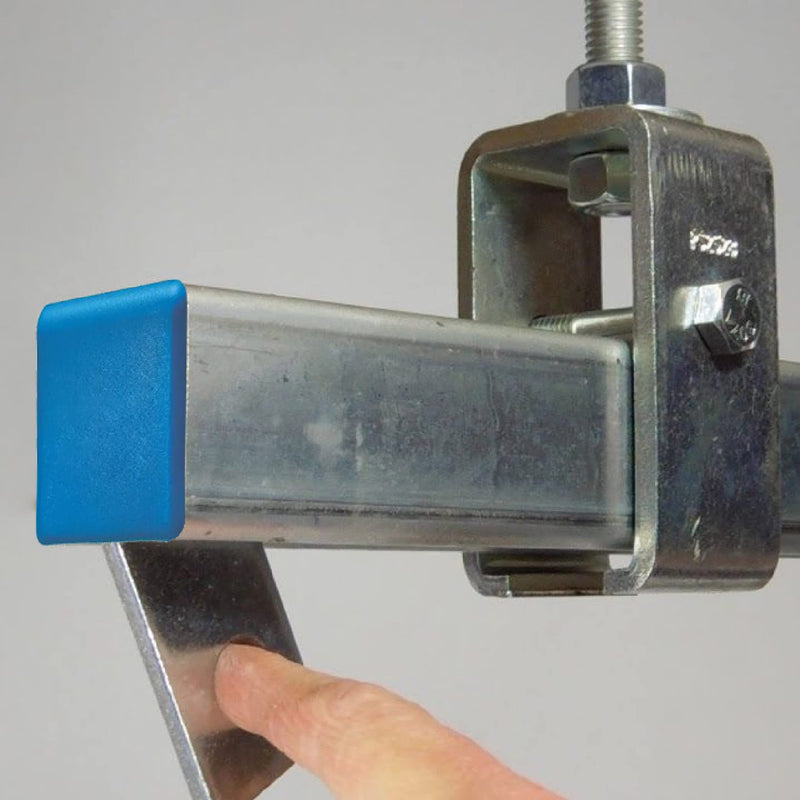 [Australia - AusPower] - ?Newhouse Electric Universal End Cap for 1-5/8 in. 12 Gauge Metal Strut Channels (2-Pack) Blue PVC Designed for B-Series Strut Channels for a Clean and Professional Appearance 