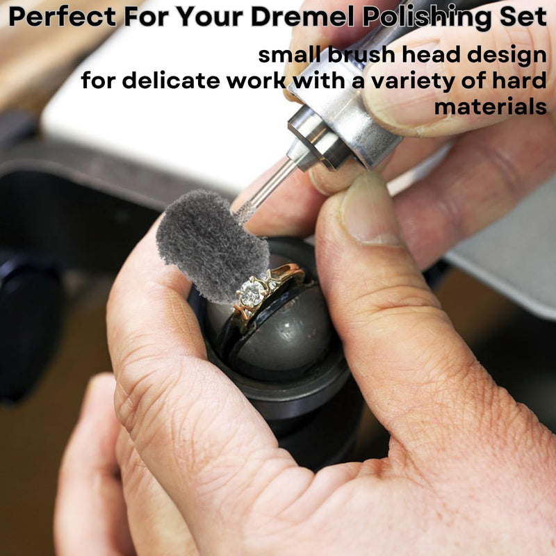 [Australia - AusPower] - Shineboc Pack of 100 Sanding Discs Polishing Discs Set with Dremel Accessories, 80/150/240/400/600 Grit Polishing Attachment Cordless Screwdriver for Grinding Head for Polishing and Grinding Metal BJB-100PCS-mix 