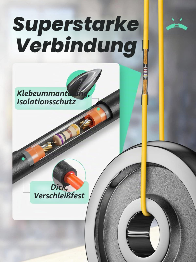 4:1 Heat Shrink Tubing - Diameter 12 mm & 1.5 m Length, Heat Shrink Tube Sold by the Metre, Waterproof, Insulating Tape, and Cable Connecting Heat Shrink Tubing, 5 Diameter Options (Black) Ø12mm & 1.5m
