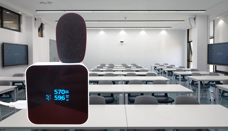 [Australia - AusPower] - Air Quality Monitor CO2 Monitor CO2 Detector Carbon Dioxide Detector, Decibel Monitor Sound Noise Meter 30-130dB Range, Applications for Home, Classroom, Office, Factory, Hotel, Restaurant 