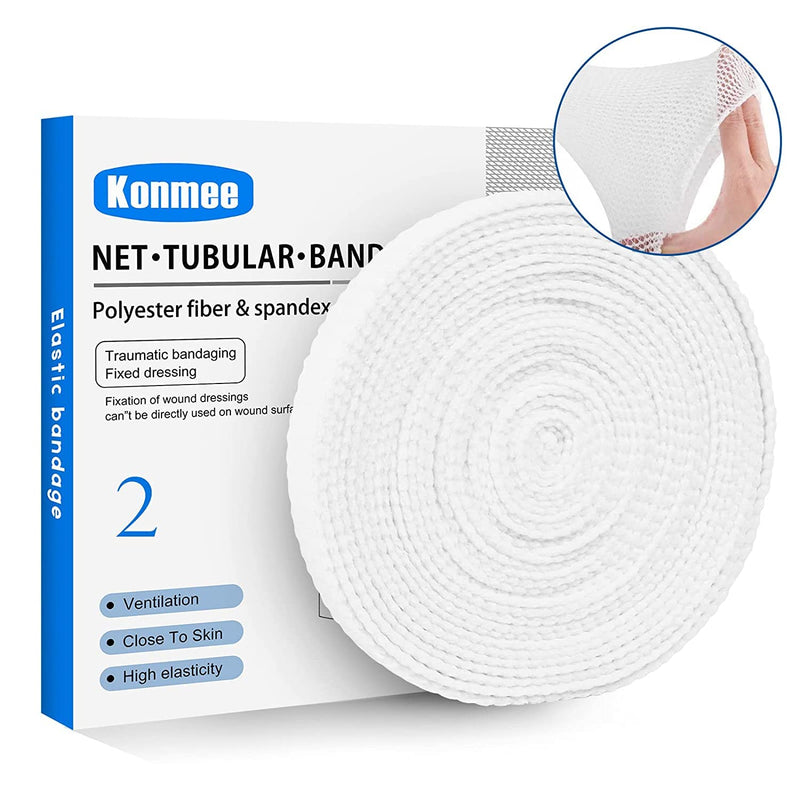 [Australia - AusPower] - Tubular Bandage Elastic Net Wound Dressing Elastic Dressing Retainer Tubular Stretch Elastic Gauze Bandage, Size 2 for Thumbs and Toes #2 (for Thumbs and Toes) 