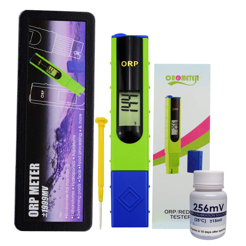 [Australia - AusPower] - Pen Type ORP Meter Tester Redox ±1999mV Range Include Calibration Solution 