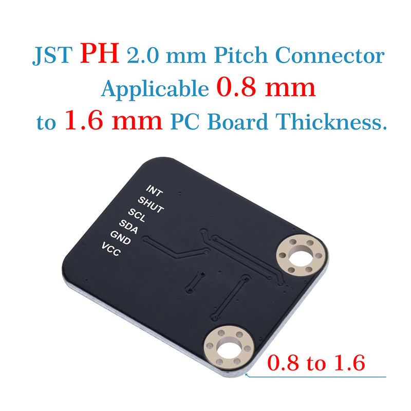 [Australia - AusPower] - JST PH 2.0 mm Pitch 5-Pin Electronic Computer Connector IC Male Plugs, Female Sockets Housing and T-Shaped Crimp Terminal Kit. 50 Sets/350 Pieces Wire-to-Board Adapter Cable Assembly. 