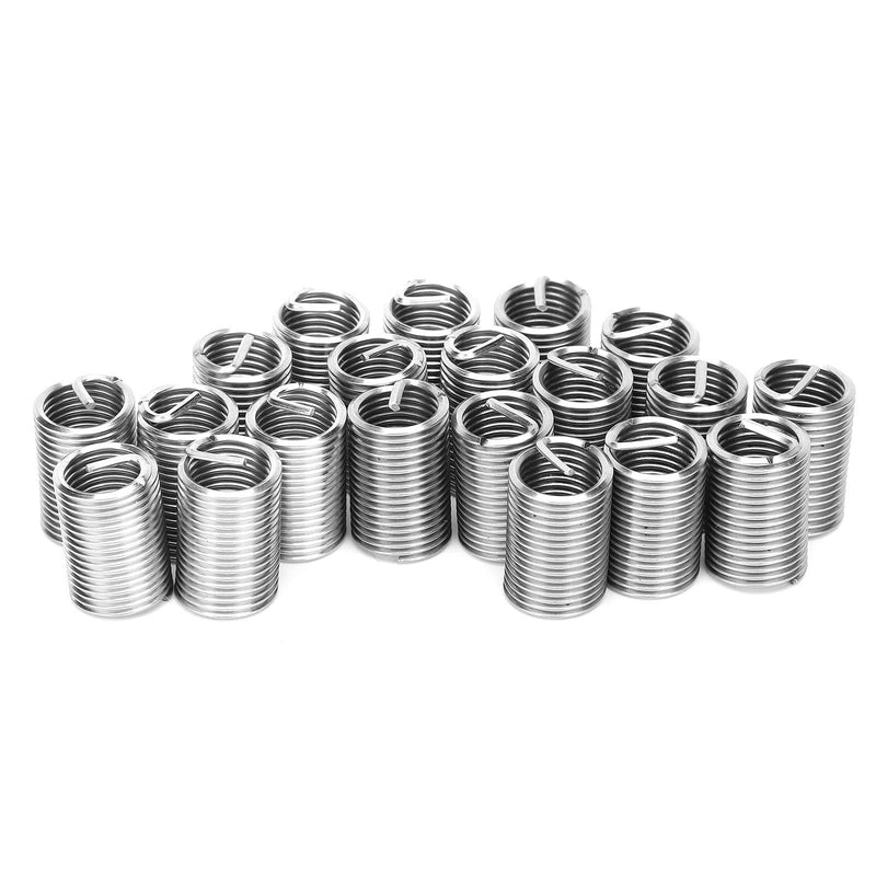 [Australia - AusPower] - Wire Thread Inserts Screws Sleeve Assortment Kit, 20Pcs M12 x 1.5 Stainless Steel Helical Coiled Wire Screw Repair Sleeve(2.5D) 2.5D 