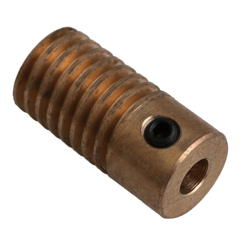 [Australia - AusPower] - CNBTR 0.5 Modulus Brass Reducer 20 T Wore Gear Wheel + 4mm Bore Gear Shaft 