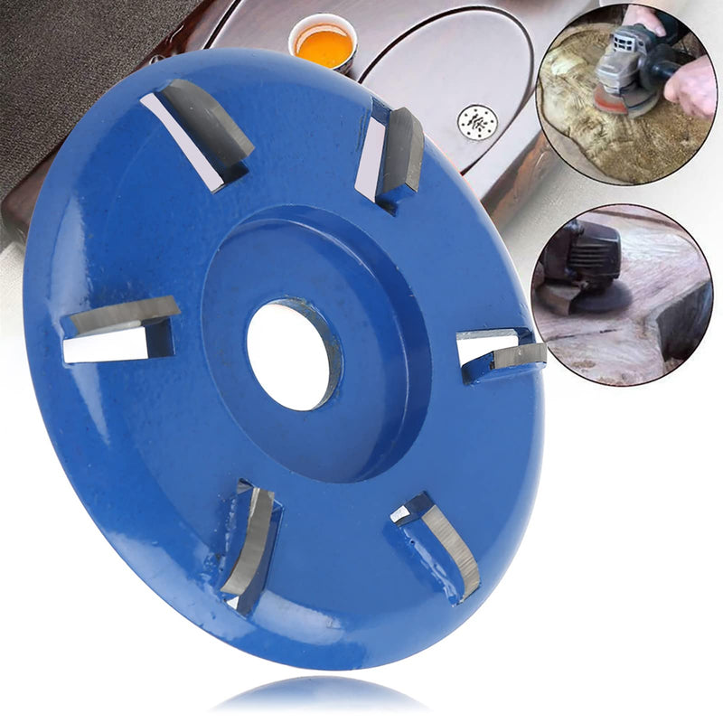 [Australia - AusPower] - Stump Remover, Angle Grinder, Wood Carving Disc, 6 Teeth, Chainsaw, Milling Cutter, Woodworking Knife, Tools, Wood, Turbo Carving Disc, Wood Grinding, Shaping Disc, Sanding Disc (Arc Blade) Arc blade 