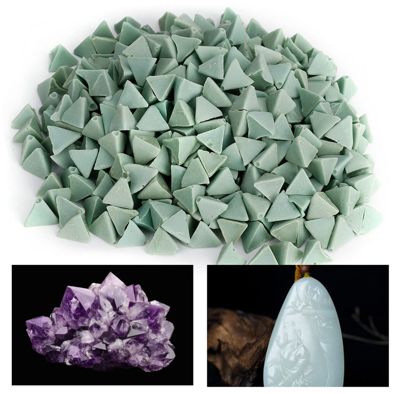 Rock Tumbling Media, Resin Abrasive Tumbler Media Polishing Beads for Rock Tumbler Vibration Machine