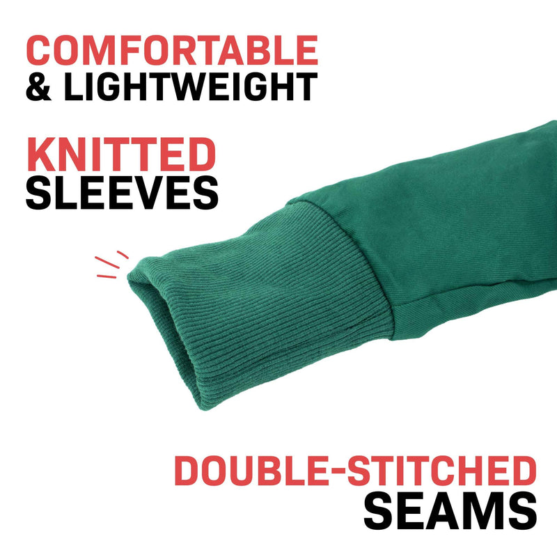 [Australia - AusPower] - Cloth Procedure Medical Gown, Washable Reusable Gown, Long Sleeve & Elastic Cuff, 100% Cotton, Unisex, X-Large 