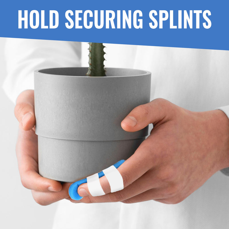 [Australia - AusPower] - Silk Like Medical Tape - Durable Cloth Medical Tape - 1 in x 10yd, 12 Rolls - Surgical Tape Woven for Strongly Holding Large Dressings, Securing Splints, and Ideal for Long-Term Care 3 Rolls 