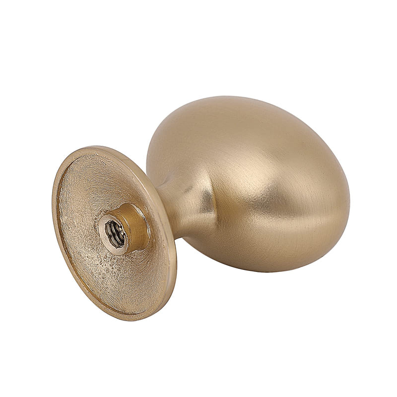 HARPOON Cabinet Hardware Knobs Round Furniture Mushroom Knob - 1.4 Inch 10 Pack Champagne Gold 1.4 Inch - 10 Pack