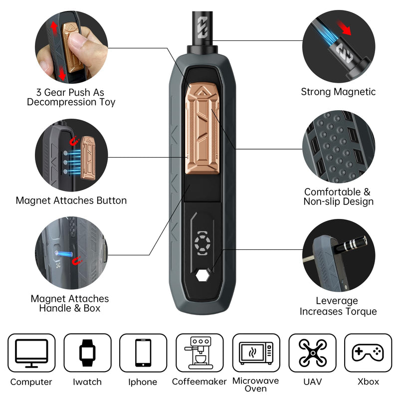 Mini Precision Manual Screwdriver Set,JAKEMY 180 in 1 Laptop Screwdriver Repair Tool Kit,Magnetic Multi-Bit Tiny Manual Screwdriver Bit Kit for DIY,Computer,PS5,Xbox,RC Car,Jewelers,Glasses,Watch,Home Jm-168