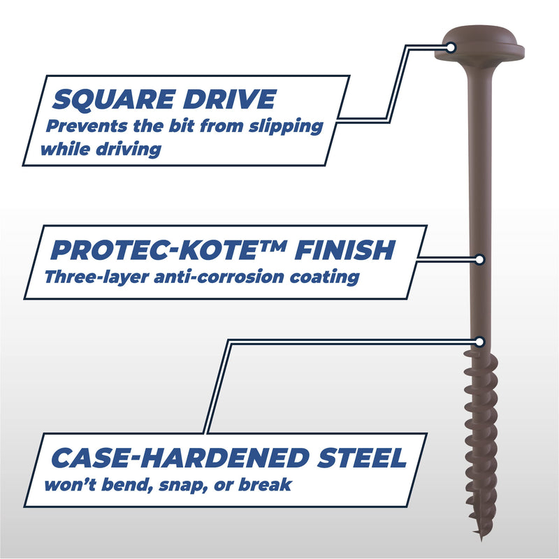 Kreg SML-C4X400-30 XL Pocket-Hole Screws 4", (30 Count) (Pack of 2) 1.5 inches (Pack of 2)