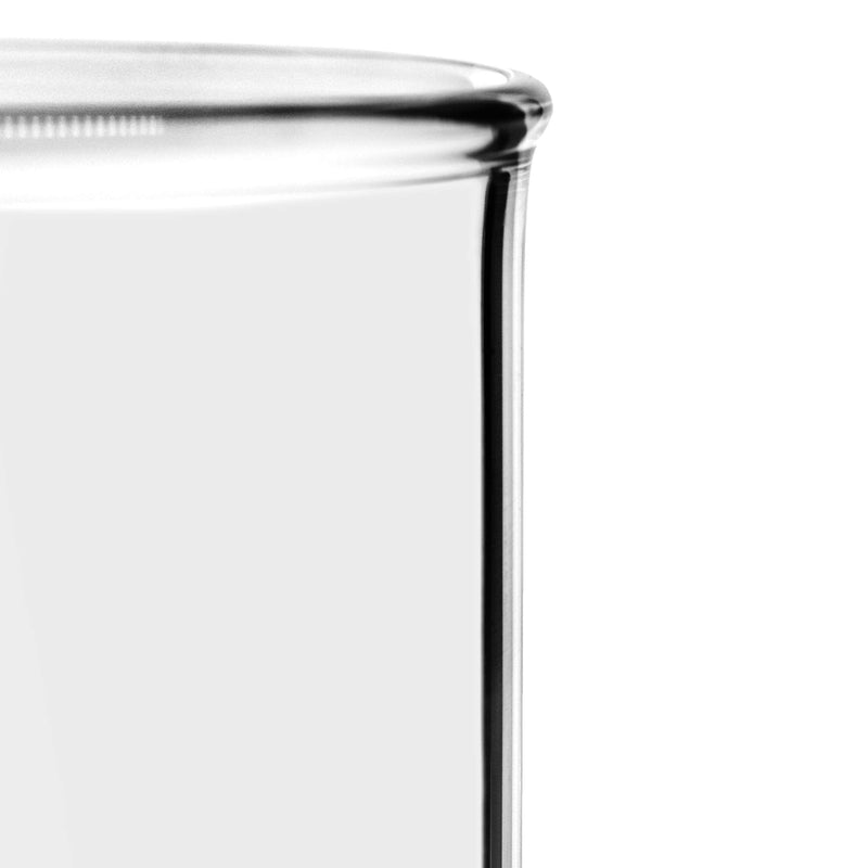 EISCO Beaker, 2000ml - Tall Form with Spout - White, 100ml Graduations - Borosilicate 3.3 Glass