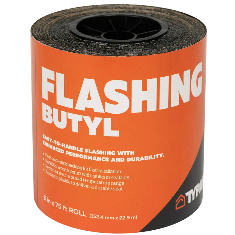 Typar Butyl Flashing Tape - 4" W x 75' L 4 in. x 75 ft.