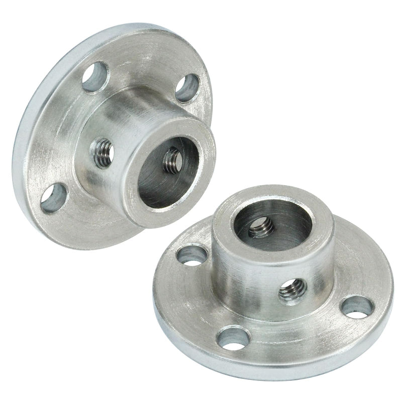 [Australia - AusPower] - Hordion 10mm Flange Shaft Coupling Connector, Rigid Flange Coupling Model Coupler Shaft Axis Fittings for DIY RC Model Motors, 4 Pack 