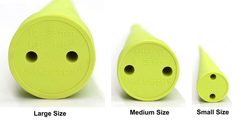 [Australia - AusPower] - Mess Stopper Universal Hydraulic Oil Line Service Rubber Plugs and Caps Kit, 2 Large, 4 Medium Size, 4 Small, Round 2 Large, 4 Medium, 4 Small 